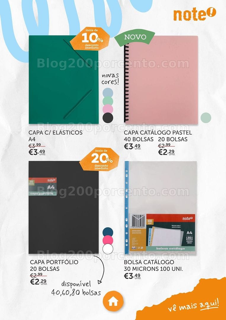 Antevisão Folheto NOTE Regresso às Aulas Promoções até 21 setembro